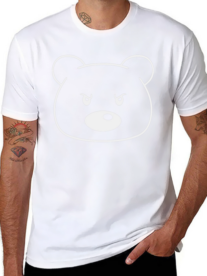 Mens Black Bear Graphic T-Shirt