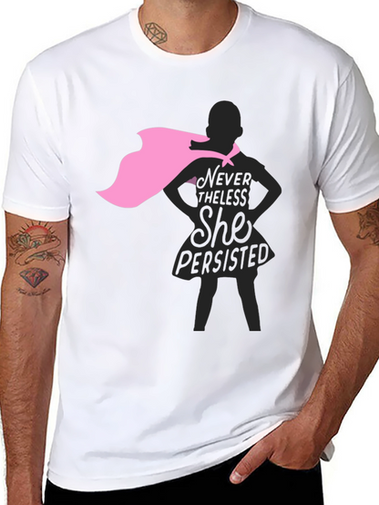 Nevertheless She Persisted Graphic Tee - Black