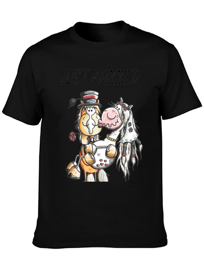 Just Married Horse T-Shirt