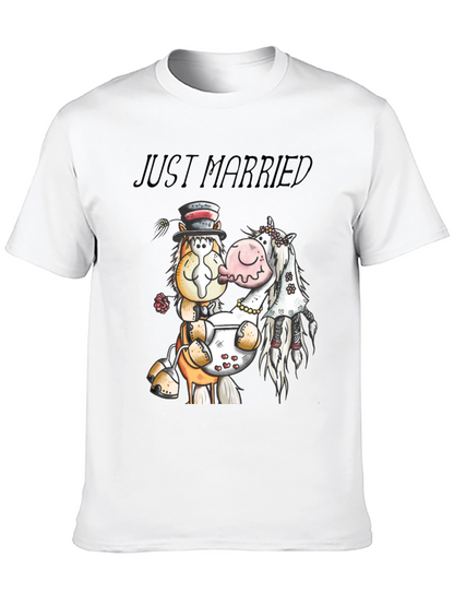 Just Married Horse T-Shirt