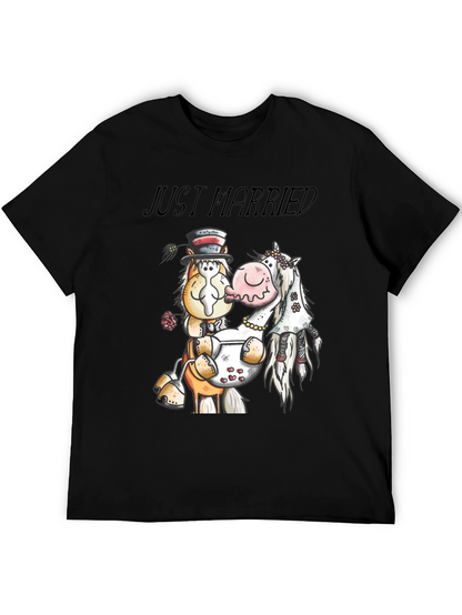Just Married Horse T-Shirt