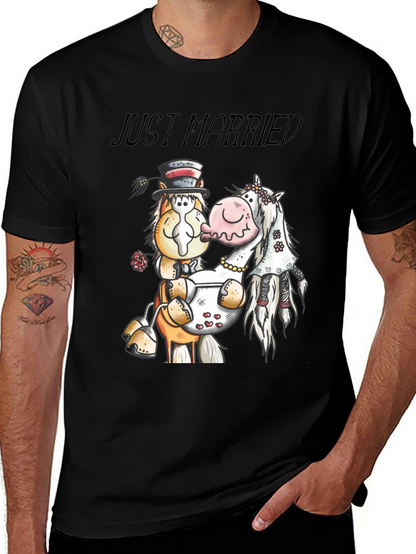 Just Married Horse T-Shirt