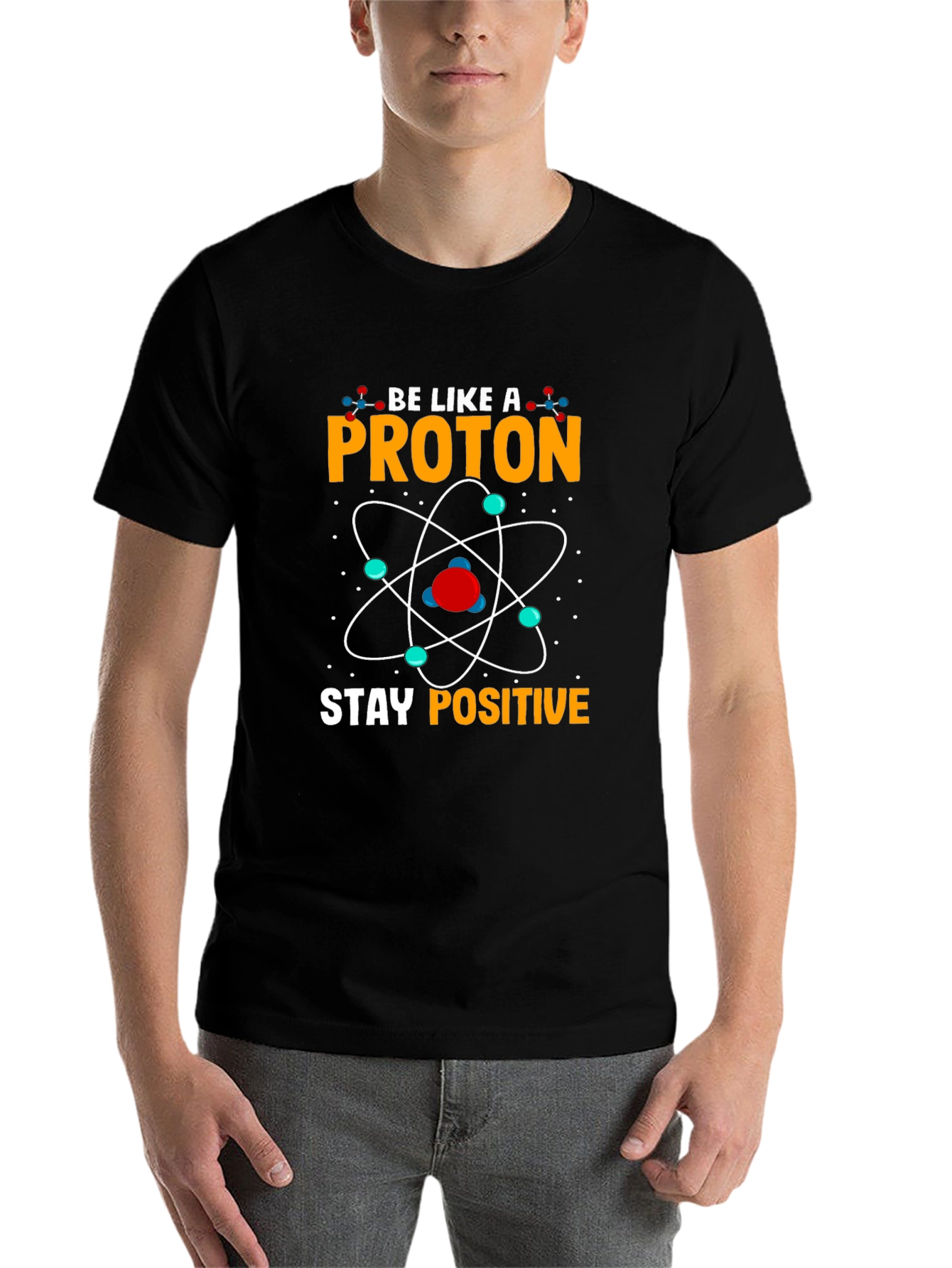 Stay Positive Proton Graphic T-Shirt