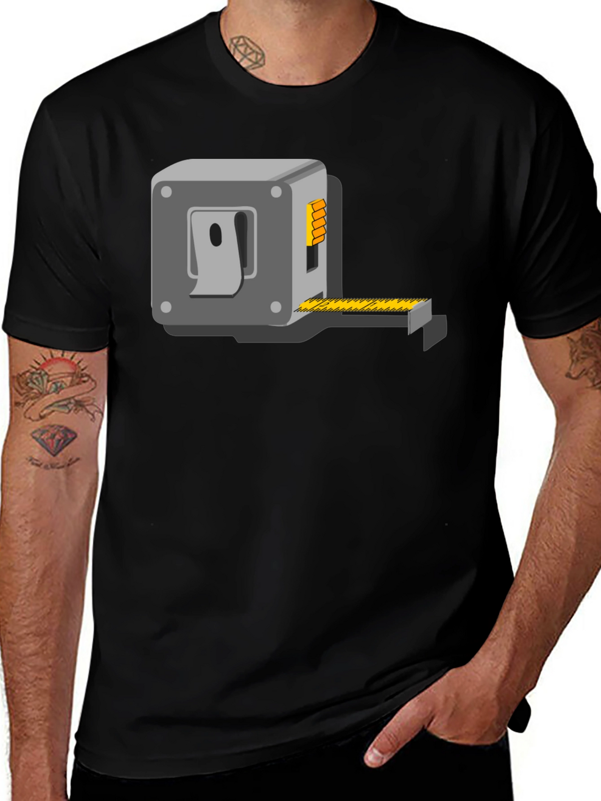 Cool Tape Measure Graphic T-Shirt
