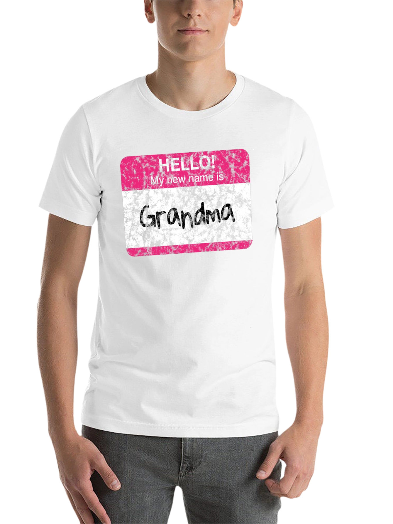 Hello Grandma T-Shirt - New Grandmother Gift