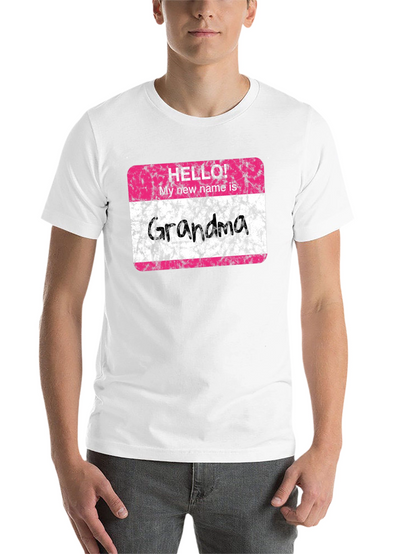 Hello Grandma T-Shirt - New Grandmother Gift