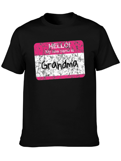 Hello Grandma T-Shirt - New Grandmother Gift