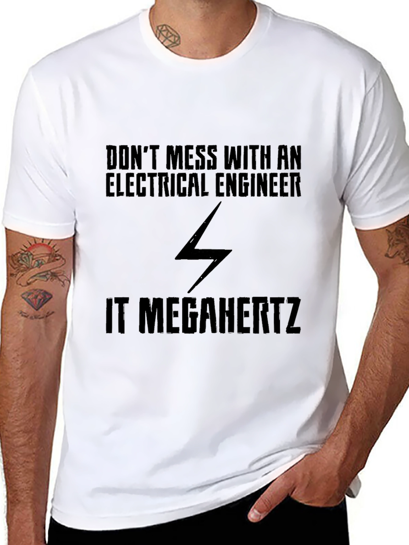 Electrical Engineer T-Shirt - It Megahertz Novelty Tee