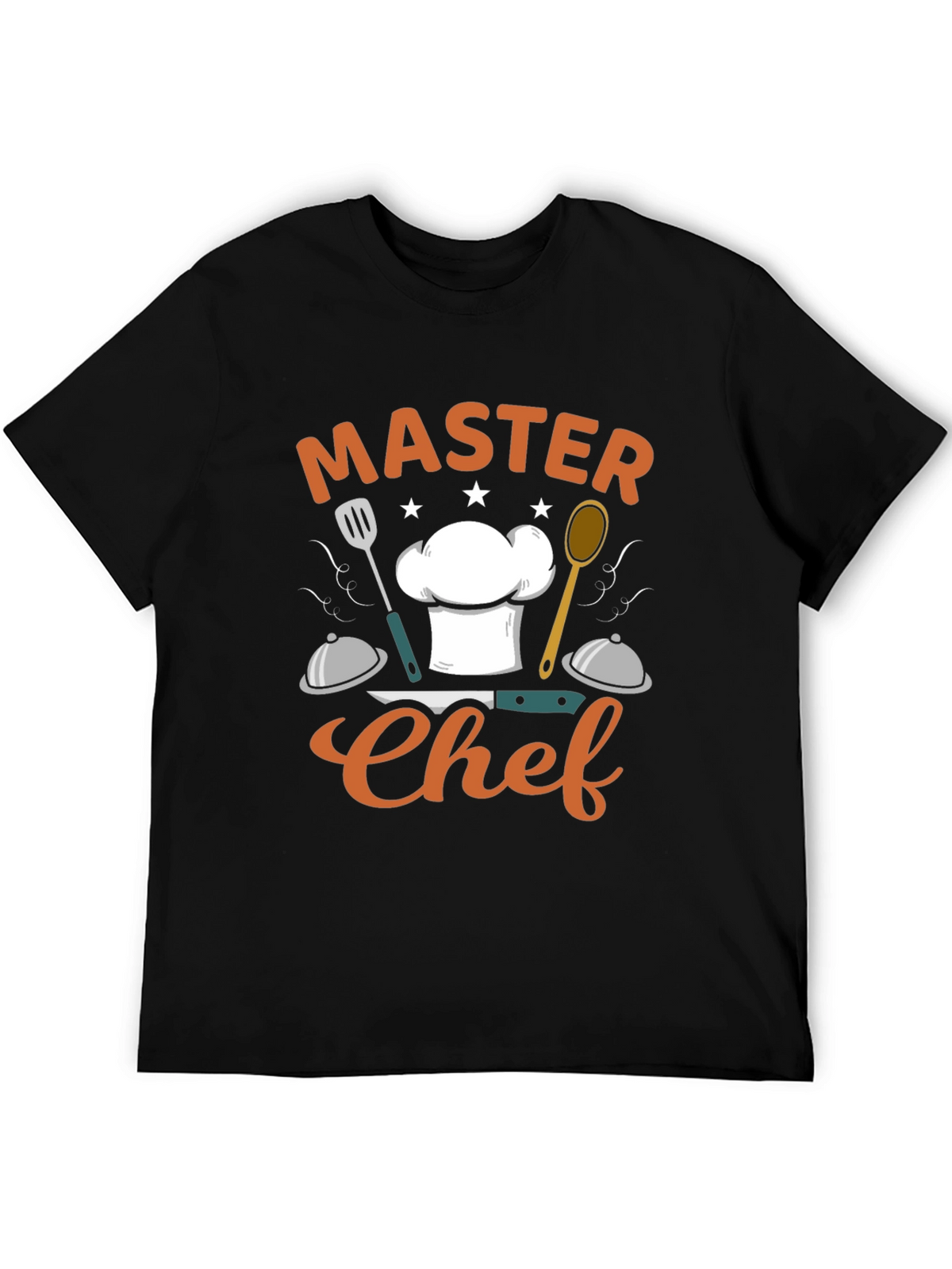 Master Chef Graphic Black T-Shirt