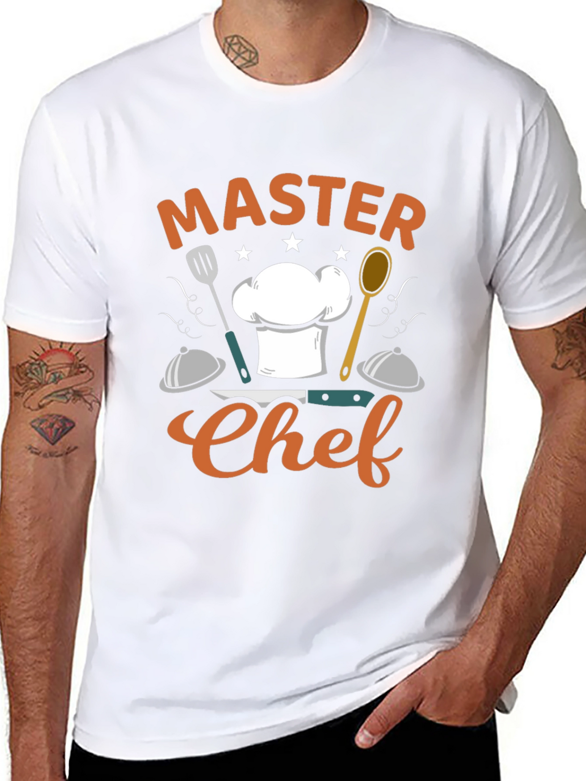 Master Chef Graphic Black T-Shirt