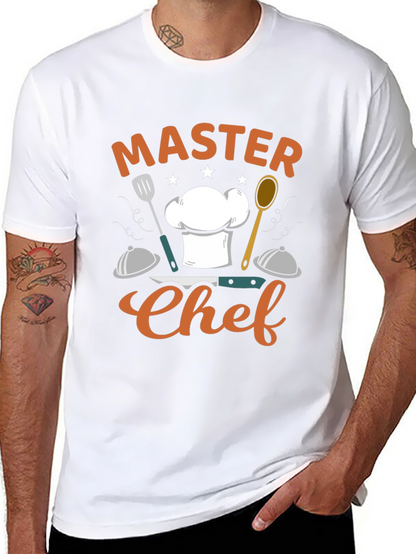 Master Chef Graphic Black T-Shirt