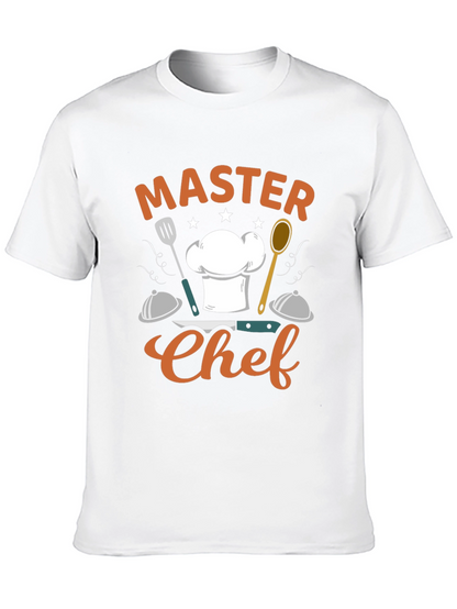 Master Chef Graphic Black T-Shirt