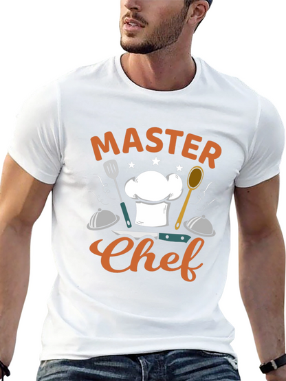 Master Chef Graphic Black T-Shirt