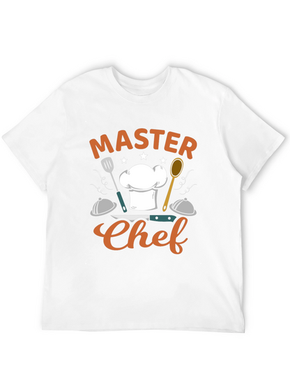 Master Chef Graphic Black T-Shirt