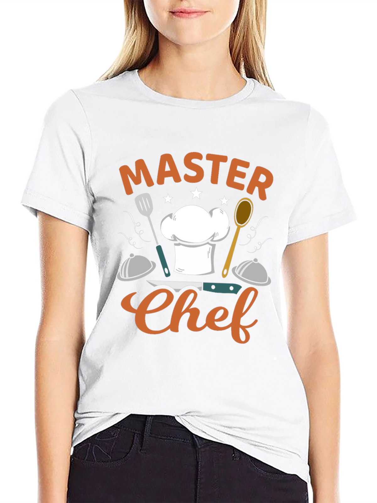 Master Chef Graphic Black T-Shirt