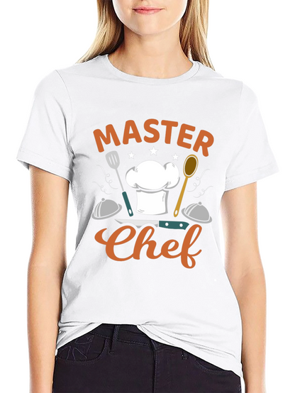 Master Chef Graphic Black T-Shirt