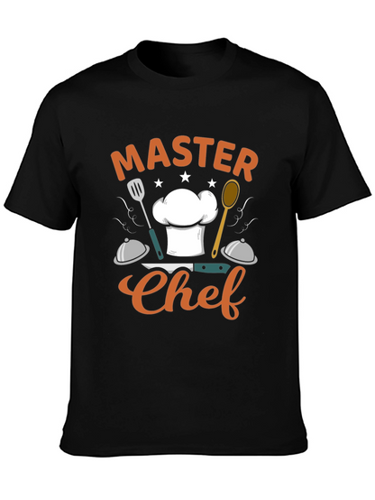 Master Chef Graphic Black T-Shirt