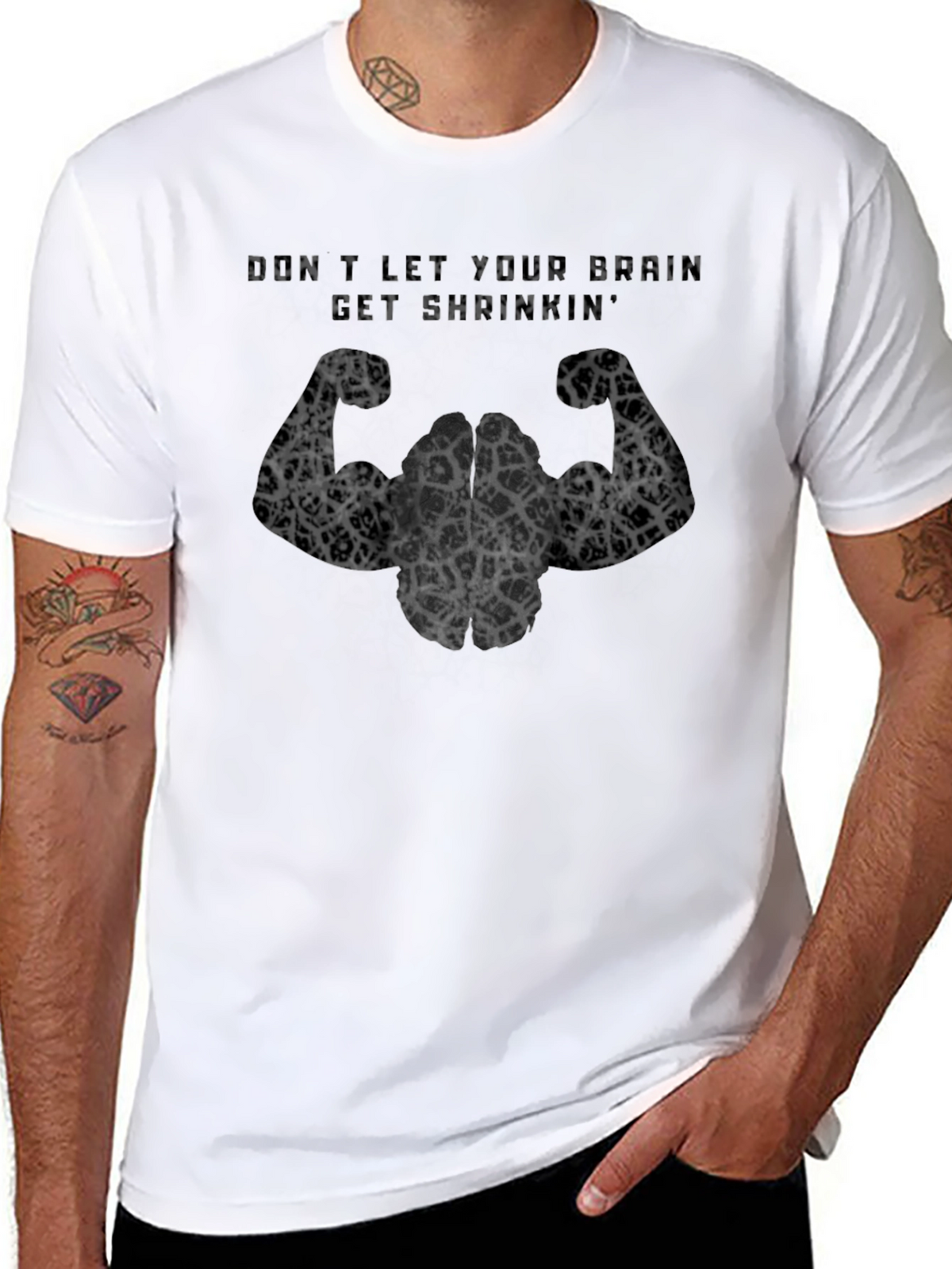 Brain Power T-Shirt: Dont Let Your Brain Get Shrinking!