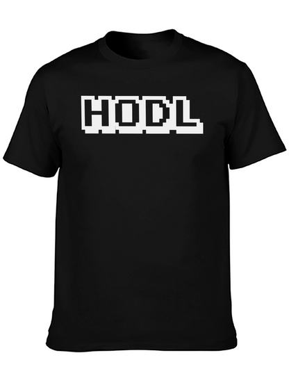 HODL Crypto Bitcoin T-Shirt - Black