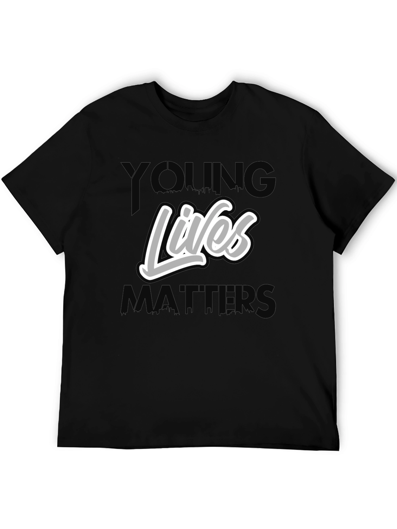 Young Lives Matter Graphic Tee - Black
