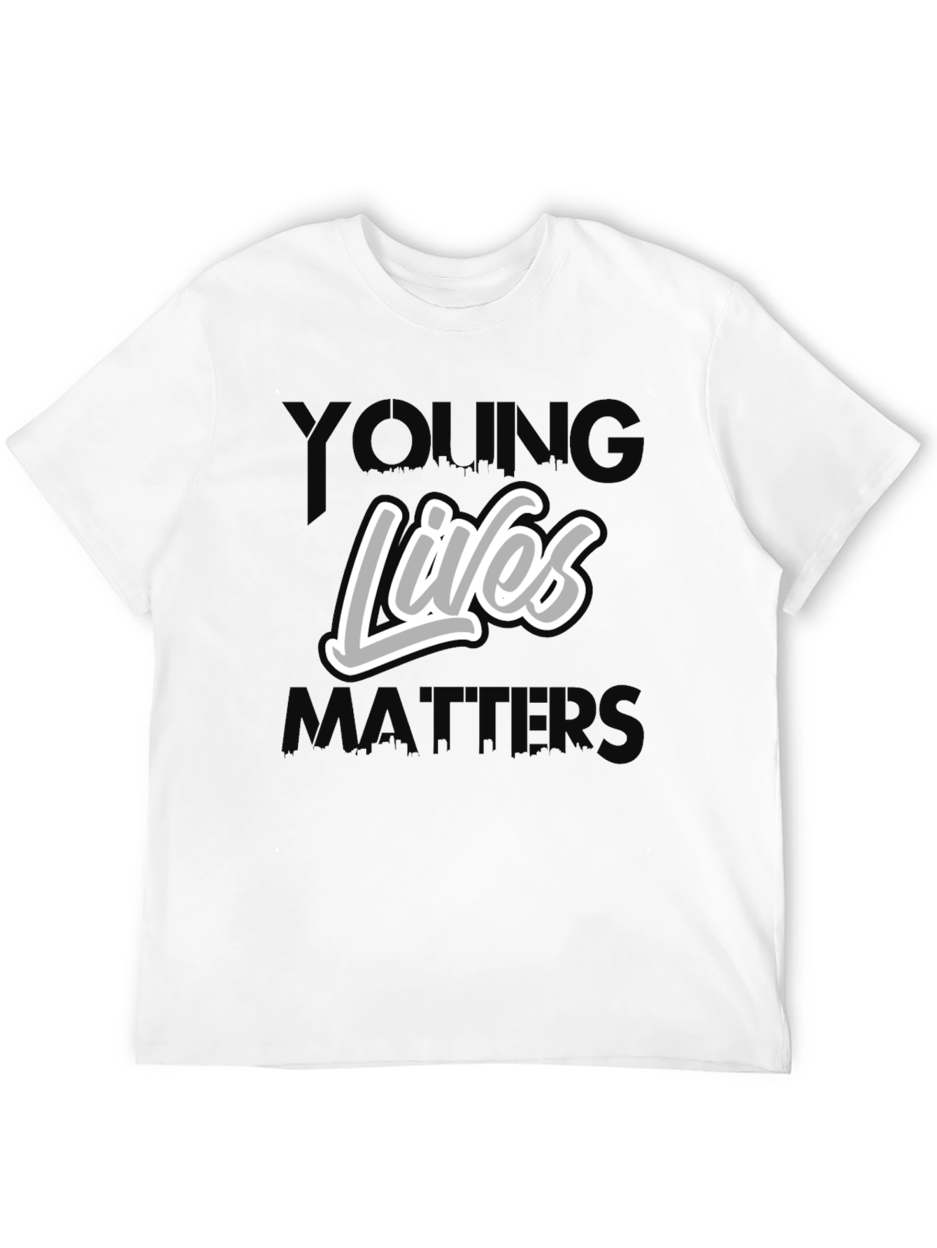 Young Lives Matter Graphic Tee - Black