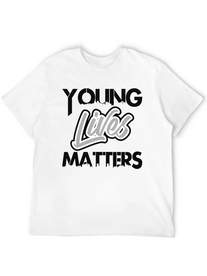Young Lives Matter Graphic Tee - Black