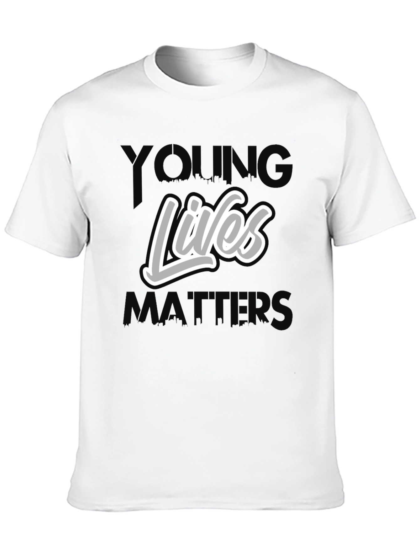 Young Lives Matter Graphic Tee - Black
