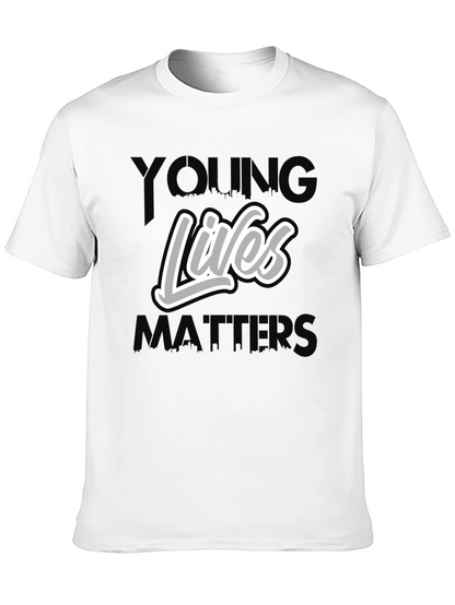 Young Lives Matter Graphic Tee - Black
