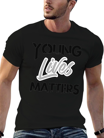 Young Lives Matter Graphic Tee - Black