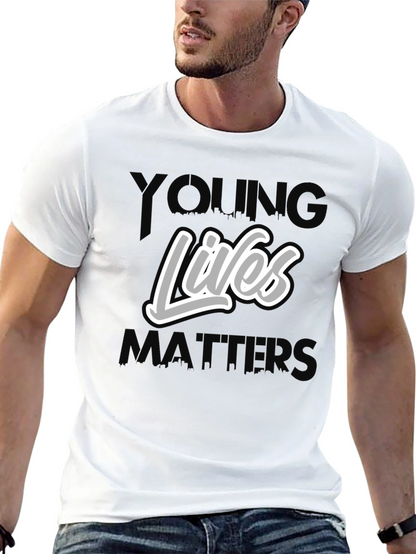Young Lives Matter Graphic Tee - Black