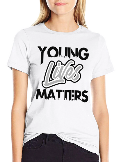 Young Lives Matter Graphic Tee - Black