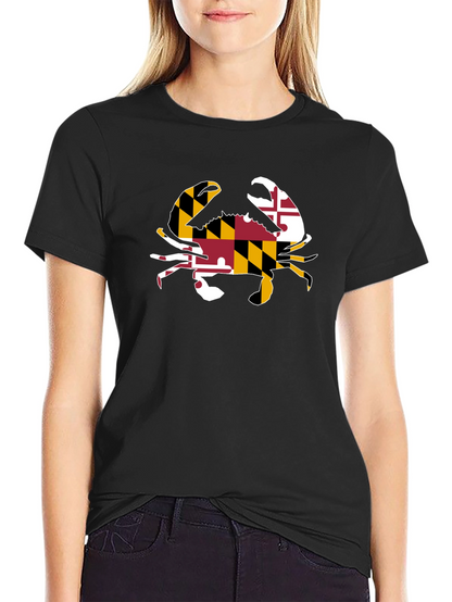 Maryland Flag Crab T-Shirt