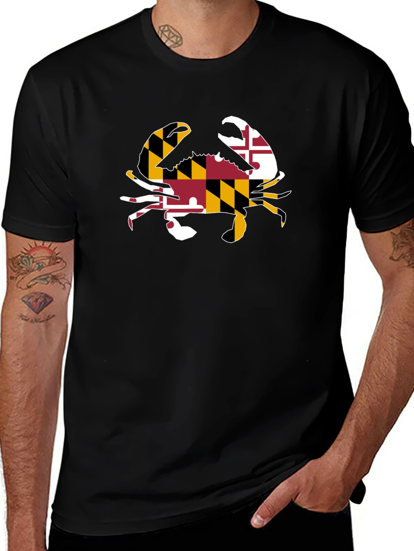 Maryland Flag Crab T-Shirt