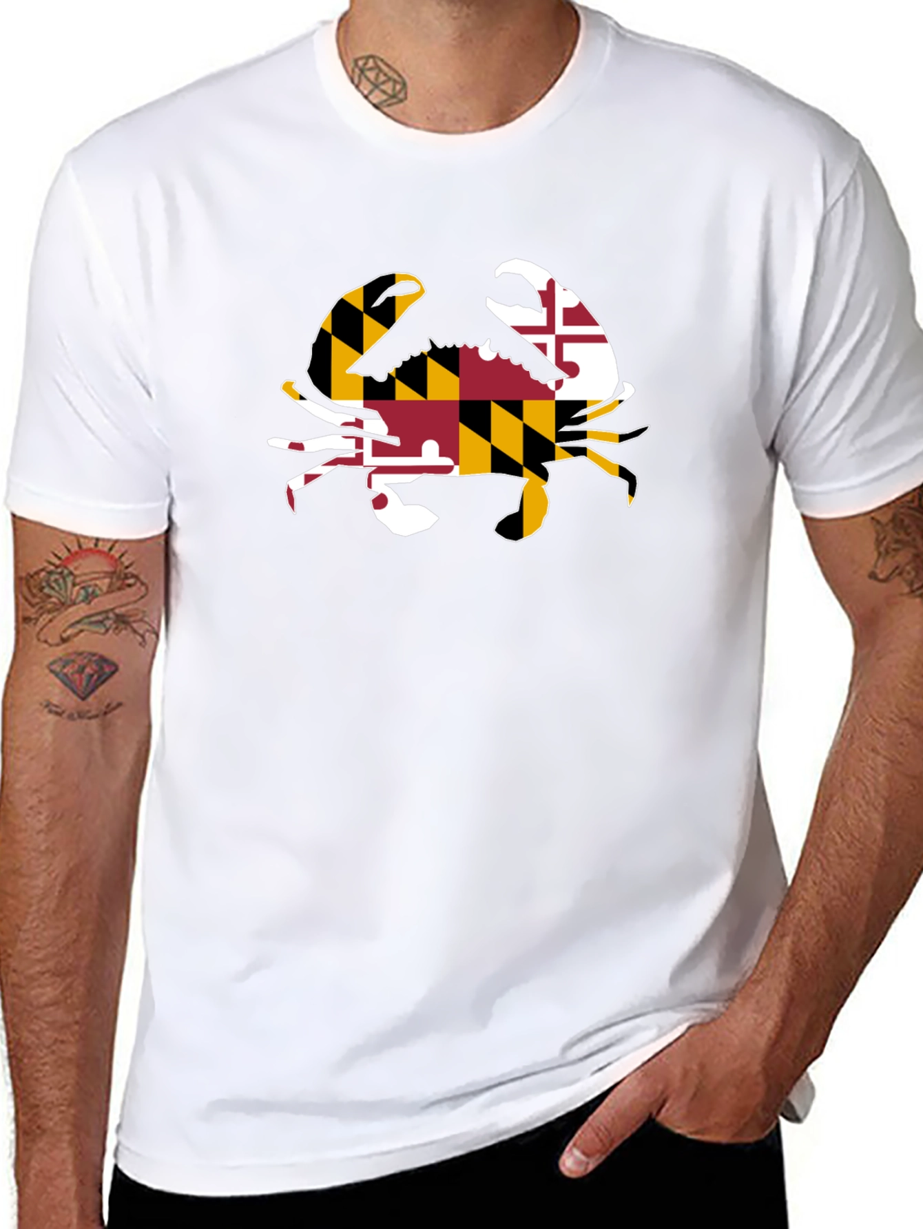 Maryland Flag Crab T-Shirt