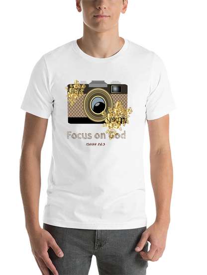 Focus on God Camera Floral Graphic Tee