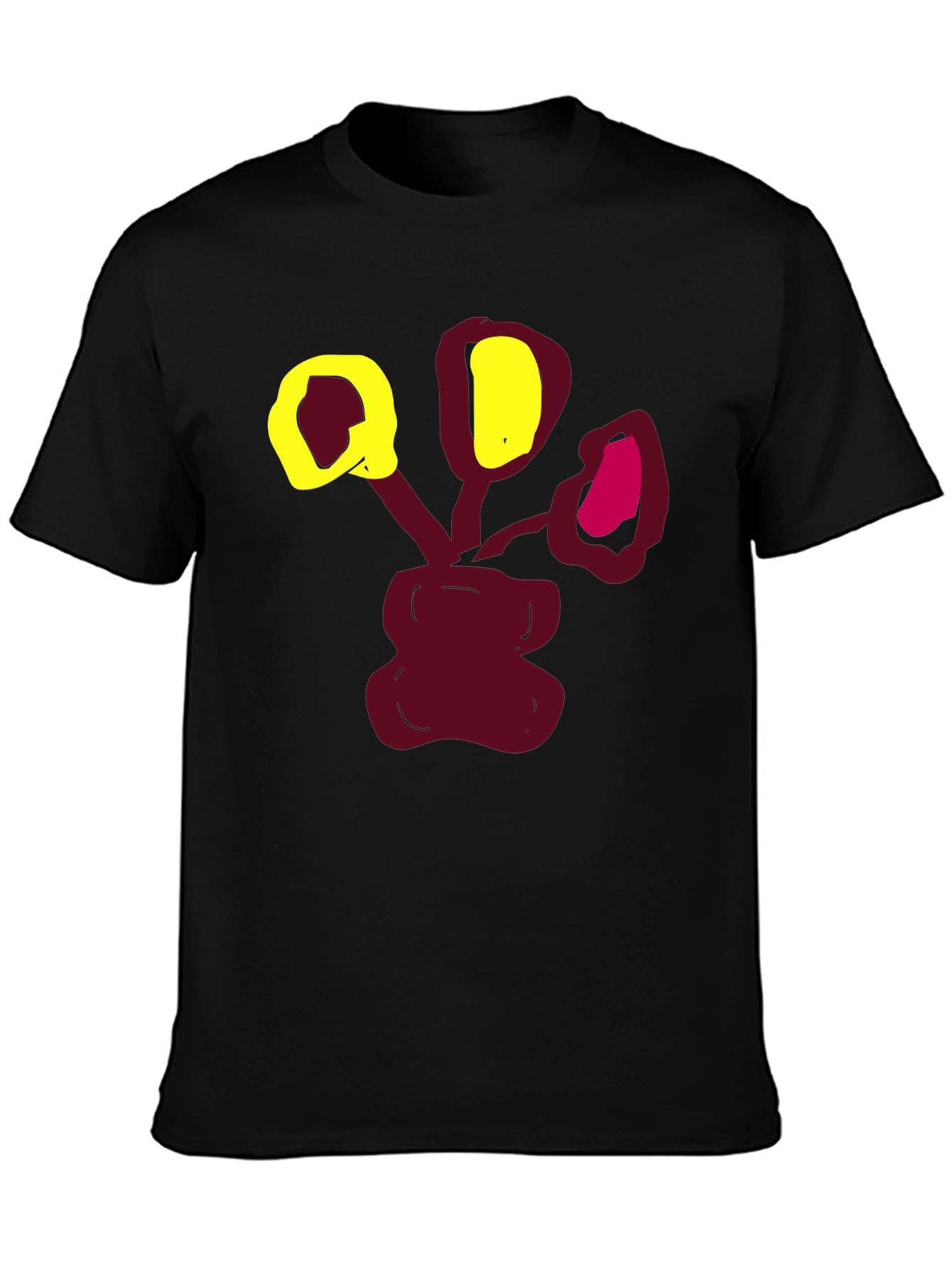 Abstract Floral Graphic Print T-Shirt
