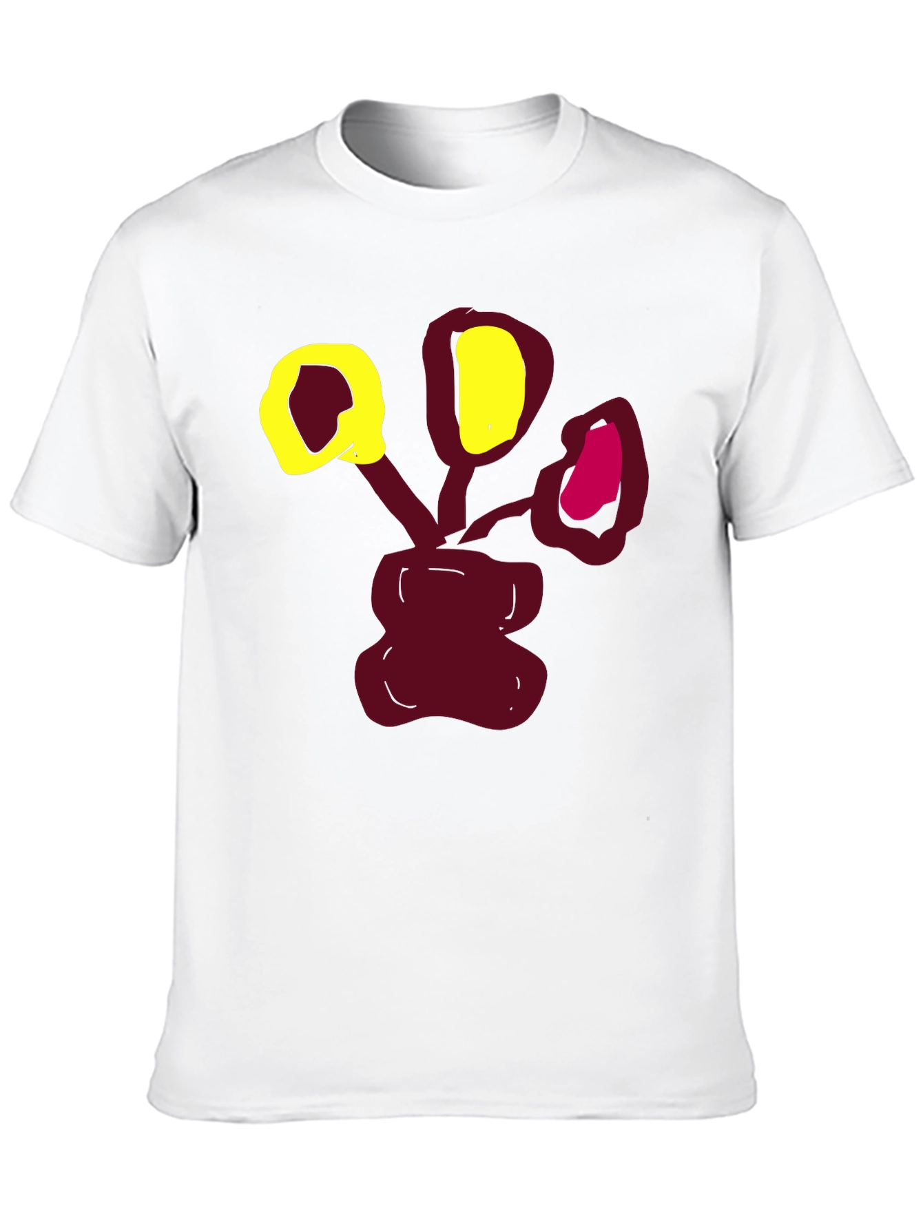 Abstract Floral Graphic Print T-Shirt