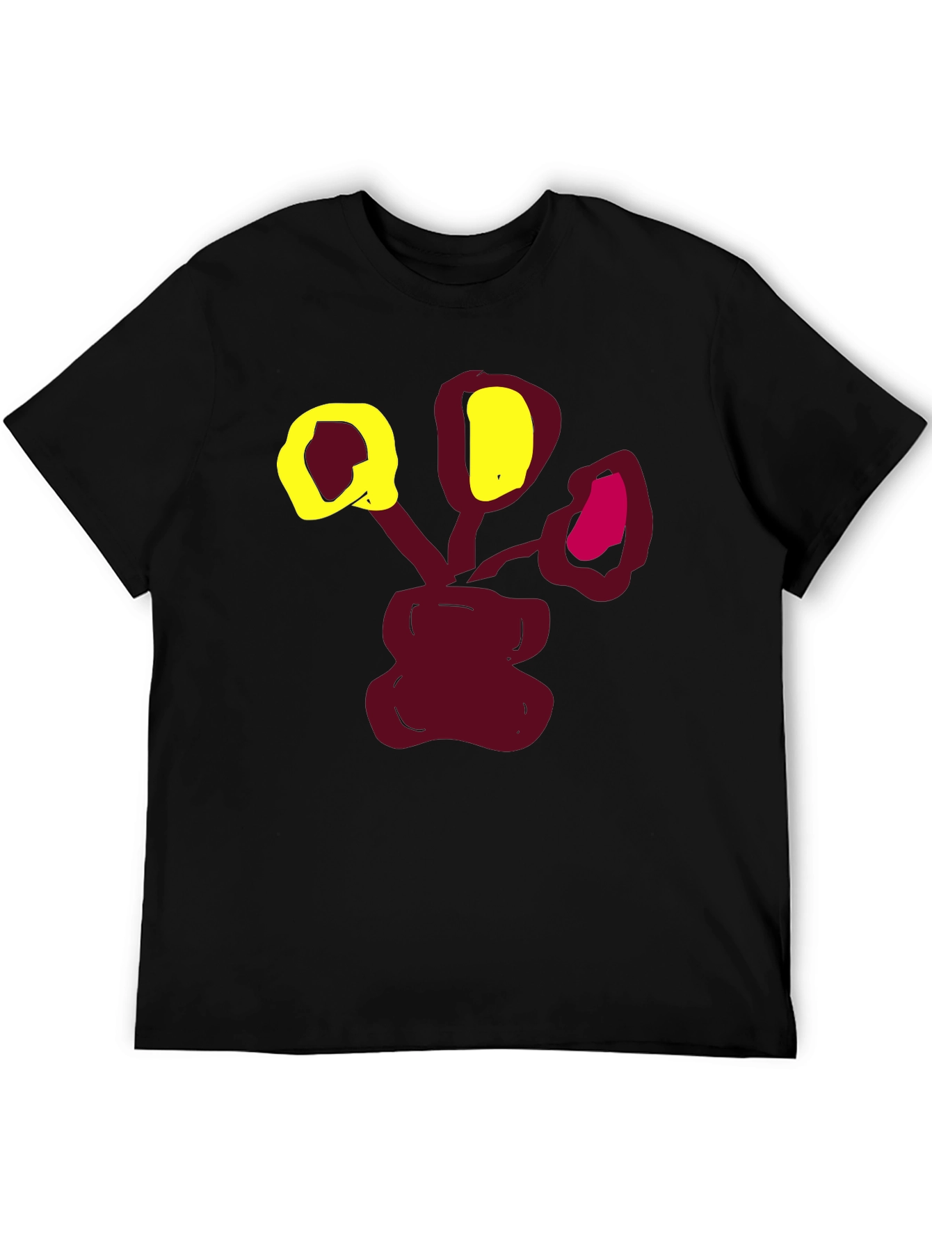Abstract Floral Graphic Print T-Shirt