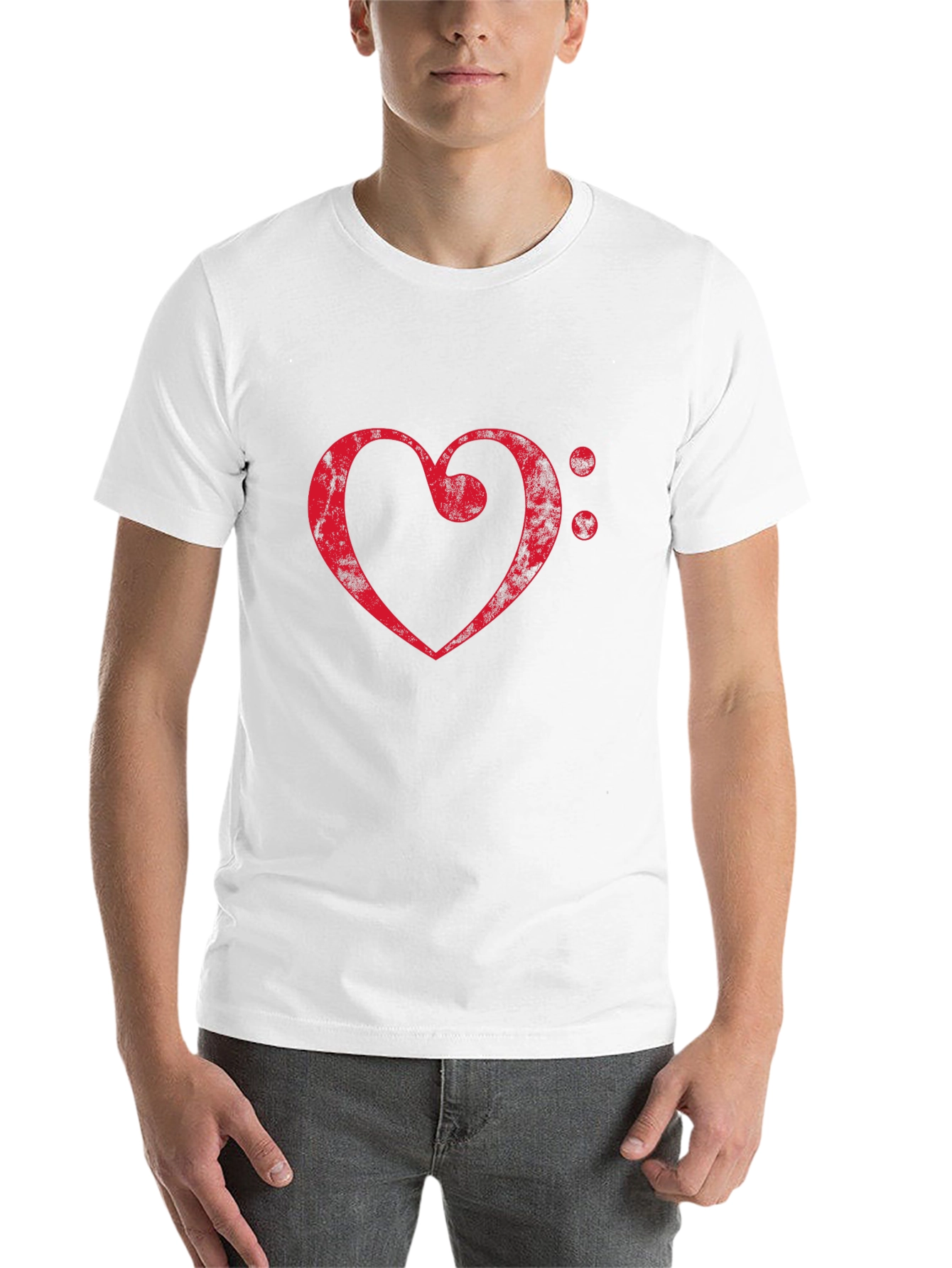 Musical Heart Graphic T-Shirt