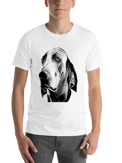 Dog Graphic Black T-Shirt for Men