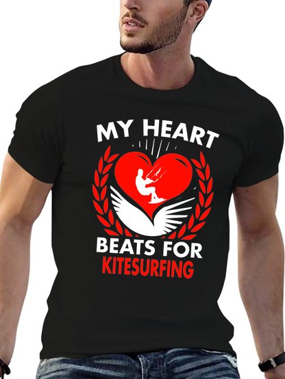 Kitesurfing Heartbeat Tee