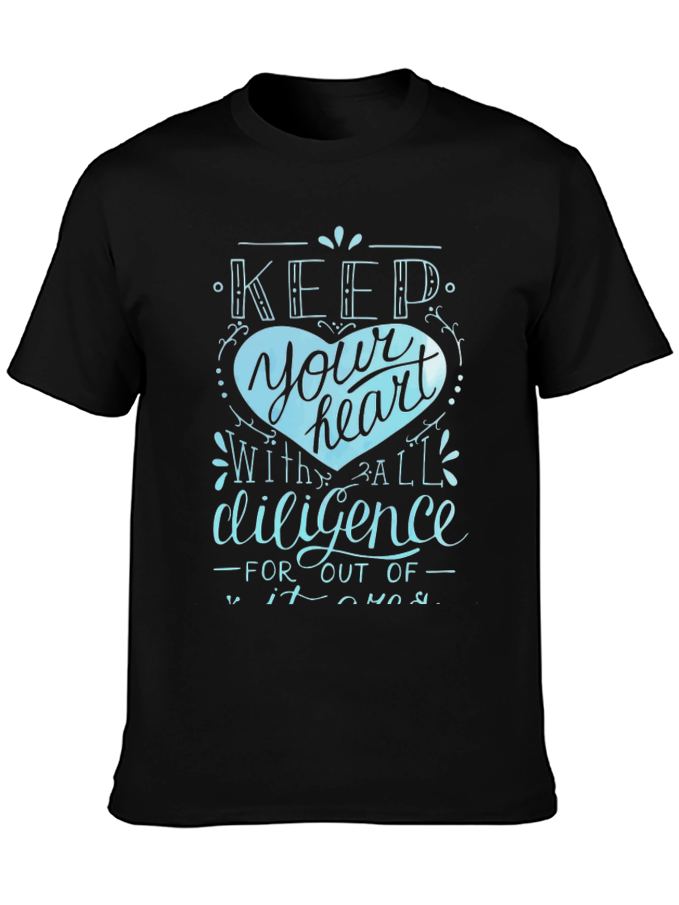 Keep Your Heart Tee - Diligence Graphic T-Shirt