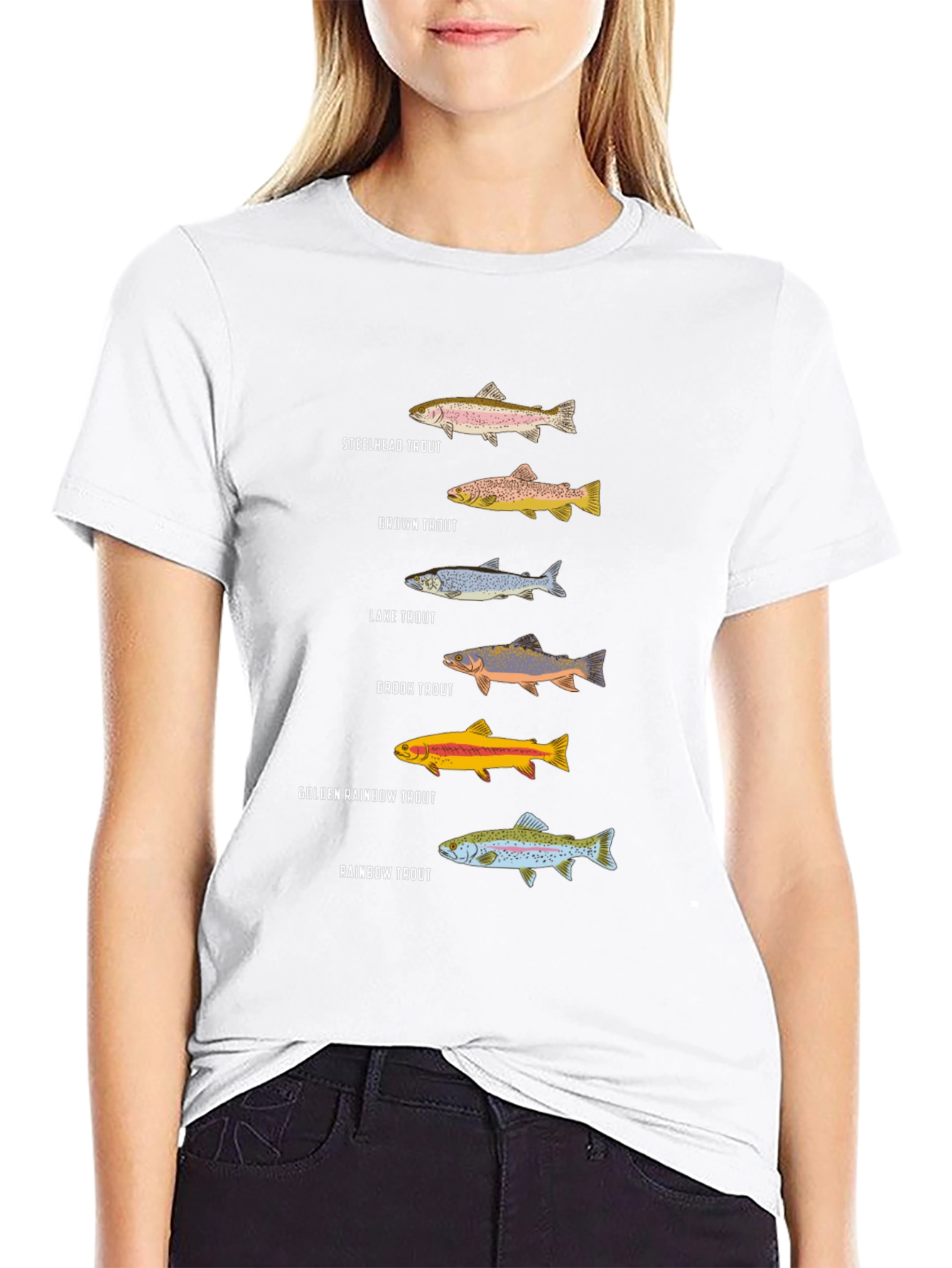 Trout Species Graphic Tee | Fishing Enthusiast T-Shirt