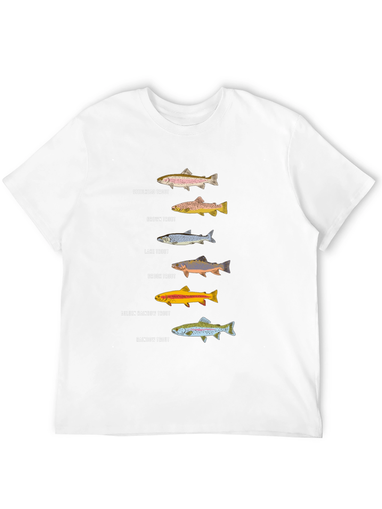 Trout Species Graphic Tee | Fishing Enthusiast T-Shirt