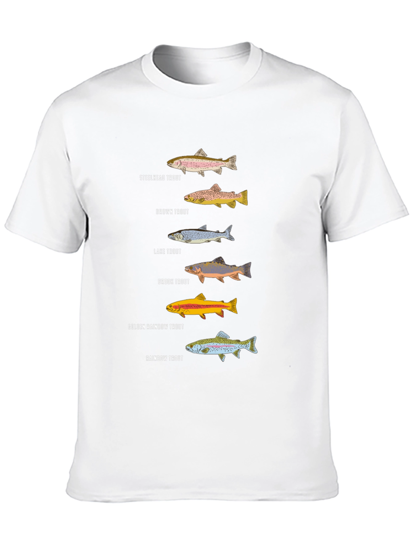 Trout Species Graphic Tee | Fishing Enthusiast T-Shirt
