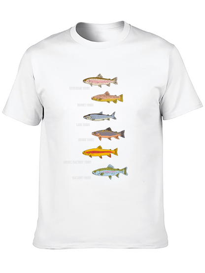 Trout Species Graphic Tee | Fishing Enthusiast T-Shirt