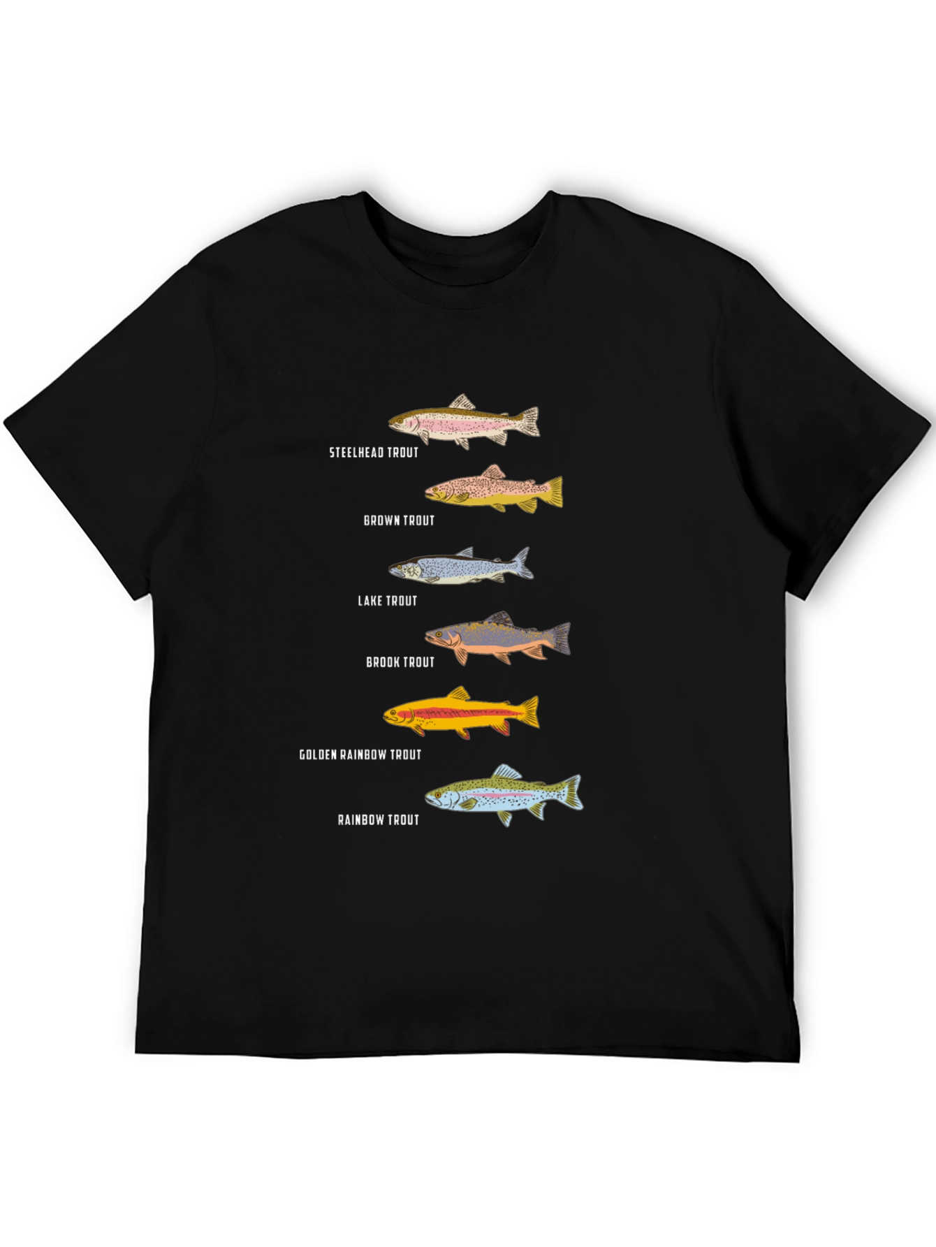 Trout Species Graphic Tee | Fishing Enthusiast T-Shirt
