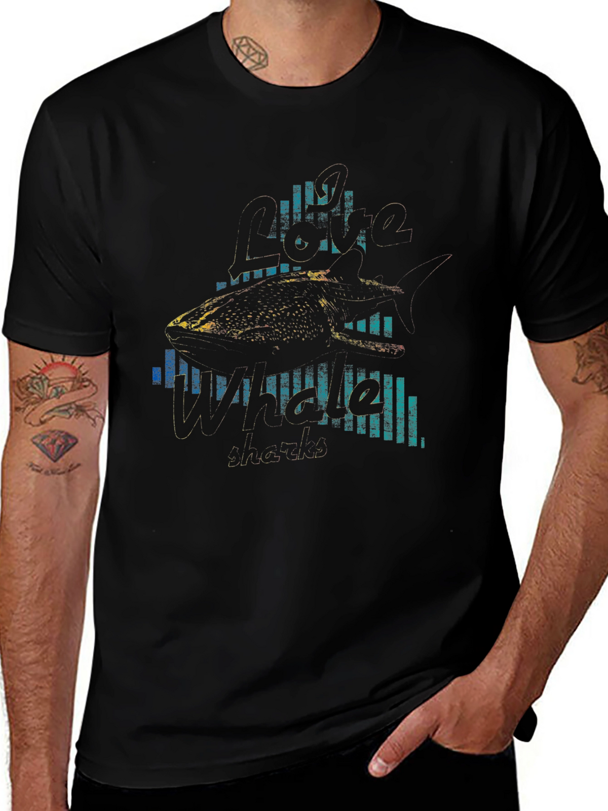 I Love Whale Sharks T-Shirt - Unique Design