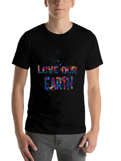 Love Our Earth Graphic Tee - Black
