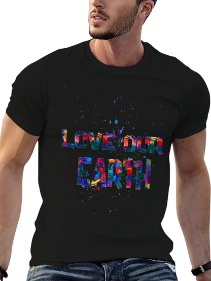 Love Our Earth Graphic Tee - Black